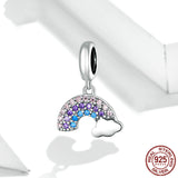 Rainbow Color S925 Sterling Silver Pendant Ornaments – Stylish Gifts — 2