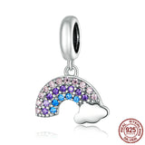 Rainbow Color S925 Sterling Silver Pendant Ornaments – Stylish Gifts — 10