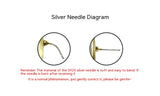 Sterling Silver Needle Antique Style Geometric Ear – Stylish Gifts — 4