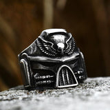 Stainless Steel Animal Skull Ring – Unique Gift Ideas — 8