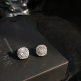 Women's Square Simple Stud Earrings – Gifts for Her — 4