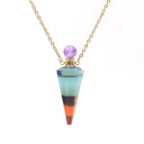 Natural Seven-color Stitching Crystal Stone – Jewelry Gift Ideas — 5