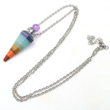 Natural Seven-color Stitching Crystal Stone – Jewelry Gift Ideas — 8