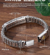 Sterling Silver S925 Six-word Mantra Vajra – Jewelry Gift Ideas — 4