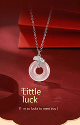 Peace Buckle S925 Silver Necklace – Jewelry Gift Ideas — 14