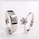 Diamond Ring Simulation Women's Ring Moissanite – Gifts for Couples — 3