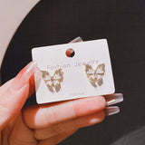 Women's Fashionable Elegant Butterfly-shaped Earrings – Gifts for Her — 13