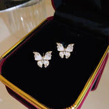 Women's Fashionable Elegant Butterfly-shaped Earrings – Gifts for Her — 11