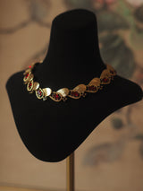 Vintage Birthday Ribbon Brushed Ruby Necklace – Jewelry Gift Ideas — 6