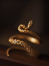 Gold Snake Retro With Opening Adjustable – Small Gift Ideas — 6