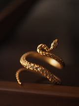 Gold Snake Retro With Opening Adjustable – Small Gift Ideas — 4