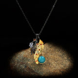 Plant Flower Series Two-color Black Gold – Jewelry Gift Ideas — 7