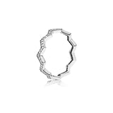 White Copper Plating Fashion Multilateral Ring – Stylish Gifts — 3