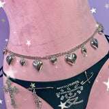 Asian Culture Love Phants Zipper Skirt Chain Waist – Gifts for Couples — 10