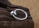 S925 Sterling Silver Ring Vintage Thai Silver Ornament – Stylish Gifts — 2