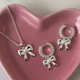 Women's Fashion Bowknot Necklace Earrings – Jewelry Gift Ideas — 11