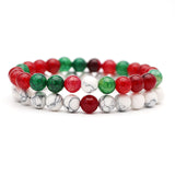 Turquoise Natural Stone Yoga Couple Set Bracelet – Jewelry Gift Ideas — 13
