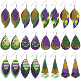Multi-Layer Stitching Leather Earrings – Everyday Gifts — 1