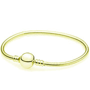 Silver round snake bone bracelet – Jewelry Gift Ideas — 3