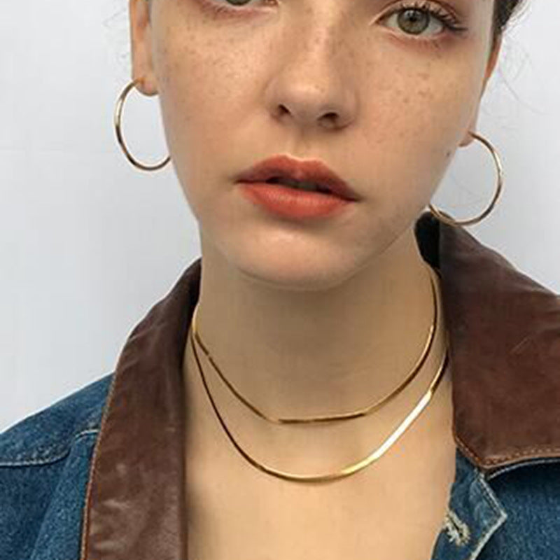 Snake chain necklace – Jewelry Gift Ideas — 1