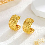 Stainless Steel C- Type Gold Earrings Women's – Gifts for Her — 5