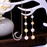 Silver Love Moon Hollow Necklace Clavicle Chain – Jewelry Gift Ideas — 2
