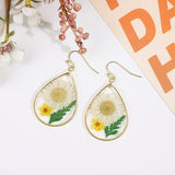 Water Drop Needle Chrysanthemum Earrings Simple – Practical Gifts — 2