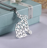 Hollow Stainless Steel Cute Animal Pendant Rabbit – Jewelry Gift Ideas — 4