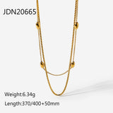 High Sense Gold Plated Stainless Steel Necklace – Jewelry Gift Ideas — 10