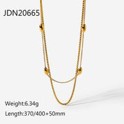 High Sense Gold Plated Stainless Steel Necklace – Jewelry Gift Ideas — 10