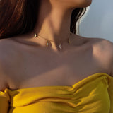 Fashion Moon Star Tassel Necklace Short Women – Jewelry Gift Ideas — 2