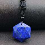 Natural Obsidian Hexawn Star Necklace Pendant – Jewelry Gift Ideas — 20