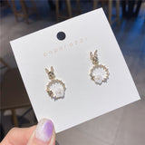 Fashion S925 sSilver Needle Circle Earrings – Stylish Gifts — 4