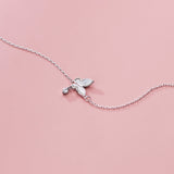 S925 Silver Butterfly Shell Bracelet Women – Jewelry Gift Ideas — 4