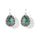 Turquoise Dripping Pear Shaped Earrings – Unique Gift Ideas — 5