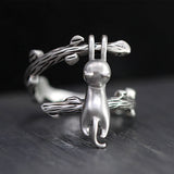 Kitten climbing branch ring – Cat Lover Gifts — 3