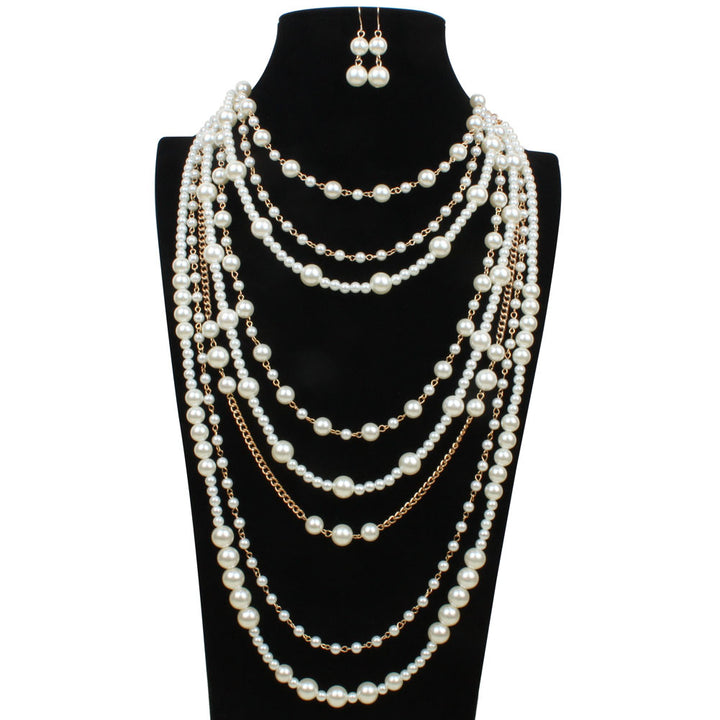 Multi-layer pearl necklace – Jewelry Gift Ideas — 1