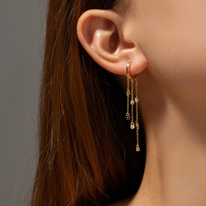 Women's Fashion Sterling Silver Tassel Earrings – Stylish Gifts — 1