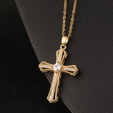 Niche Cross Real Gold Electroplated Copper Micro – Jewelry Gift Ideas — 5