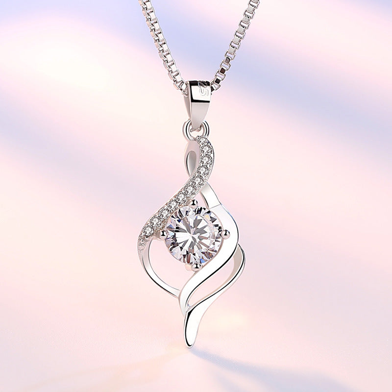 Romantic Classic Love 925 Silver Necklace Pendant – Jewelry Gift Ideas — 1