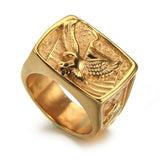 Vintage Stainless Steel Accessories, Eagle Ring – Stylish Gifts — 3