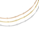 Stainless Steel Geometric Round Stack Necklace – Jewelry Gift Ideas — 3
