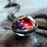 Cosmic Galaxy Nebula Double-sided Spherical Time – Jewelry Gift Ideas — 11