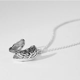 Angel Wings Sterling Silver Photo Pendant – Jewelry Gift Ideas — 3
