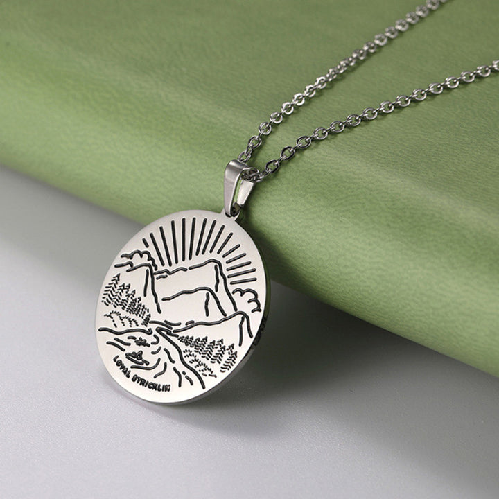 Inspirational Necklace Mountain Peak Personality – Jewelry Gift Ideas — 1