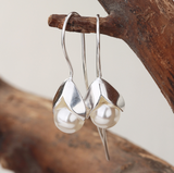Long pendant pearl earrings – Jewelry Gift Ideas — 5