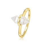 Women's Diamond Diamond Crystal Ring – Gifts for Her — 11