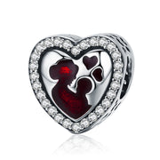 Heart-shaped Combination Silver Beads – Everyday Gifts — 14