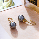 European And American Fashion Grey Pearl Earrings – Stylish Gifts — 2