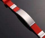 Fashion Engravable Silicone Stainless Steel Bracelet – Stylish Gifts — 11